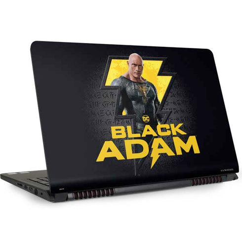 DC Comics Black Adam Movie Art Character and logo Dell Inspiron Skin